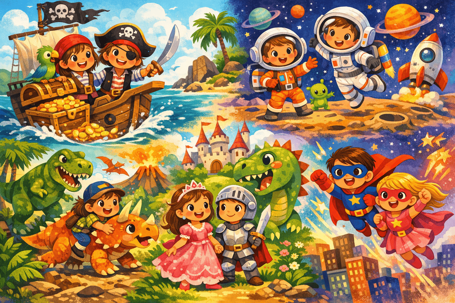 Popular Children's Book Themes: Pirates to Princesses