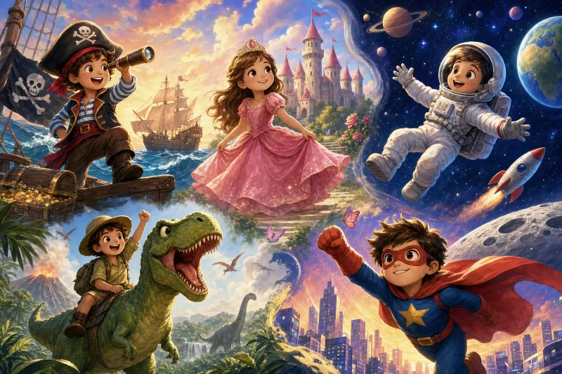 Popular Children's Book Themes: From Pirates to Princesses