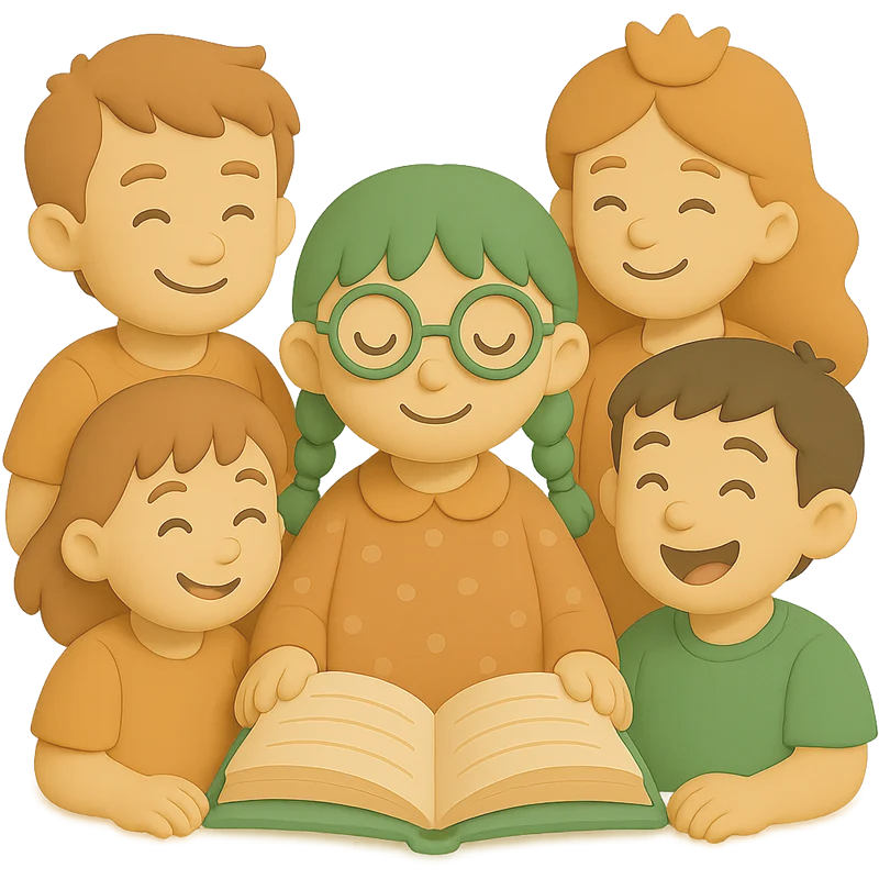 Five characters in one story