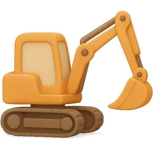 A personalized children's book about construction vehicles adventure