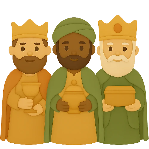 A personalized children's book about the Three Kings adventure