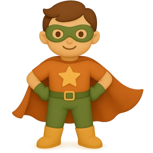 A personalised children's book full of superhero magic