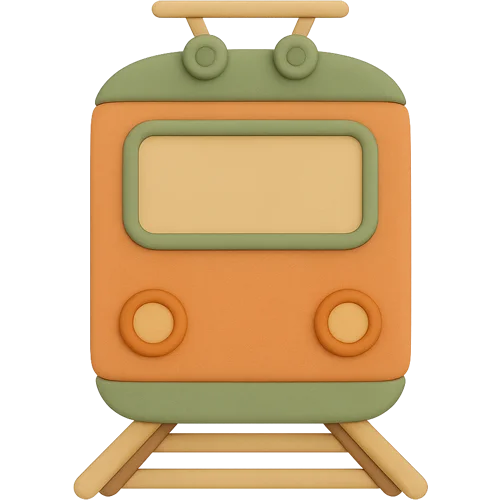 A personalized children's book about train journeys