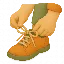 Personalized children's book about tying shoelaces