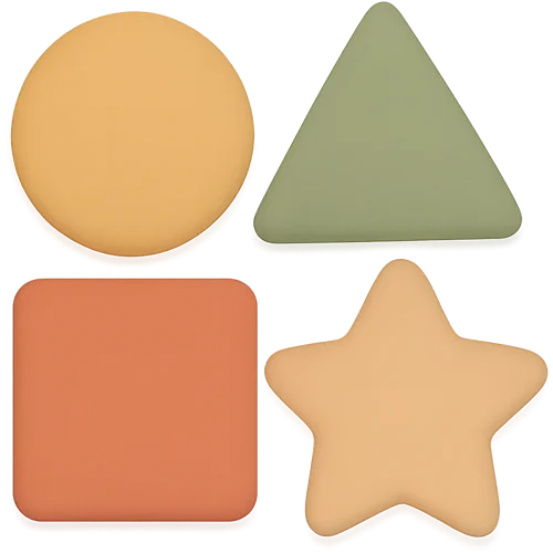 A personalized children's book adventure about shapes and colors