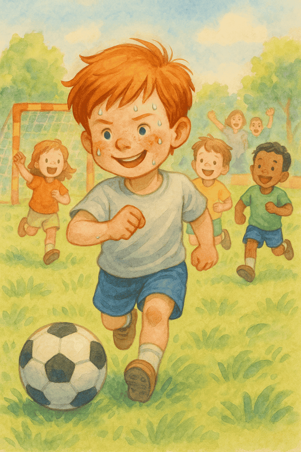 Sweat drops and team spirit