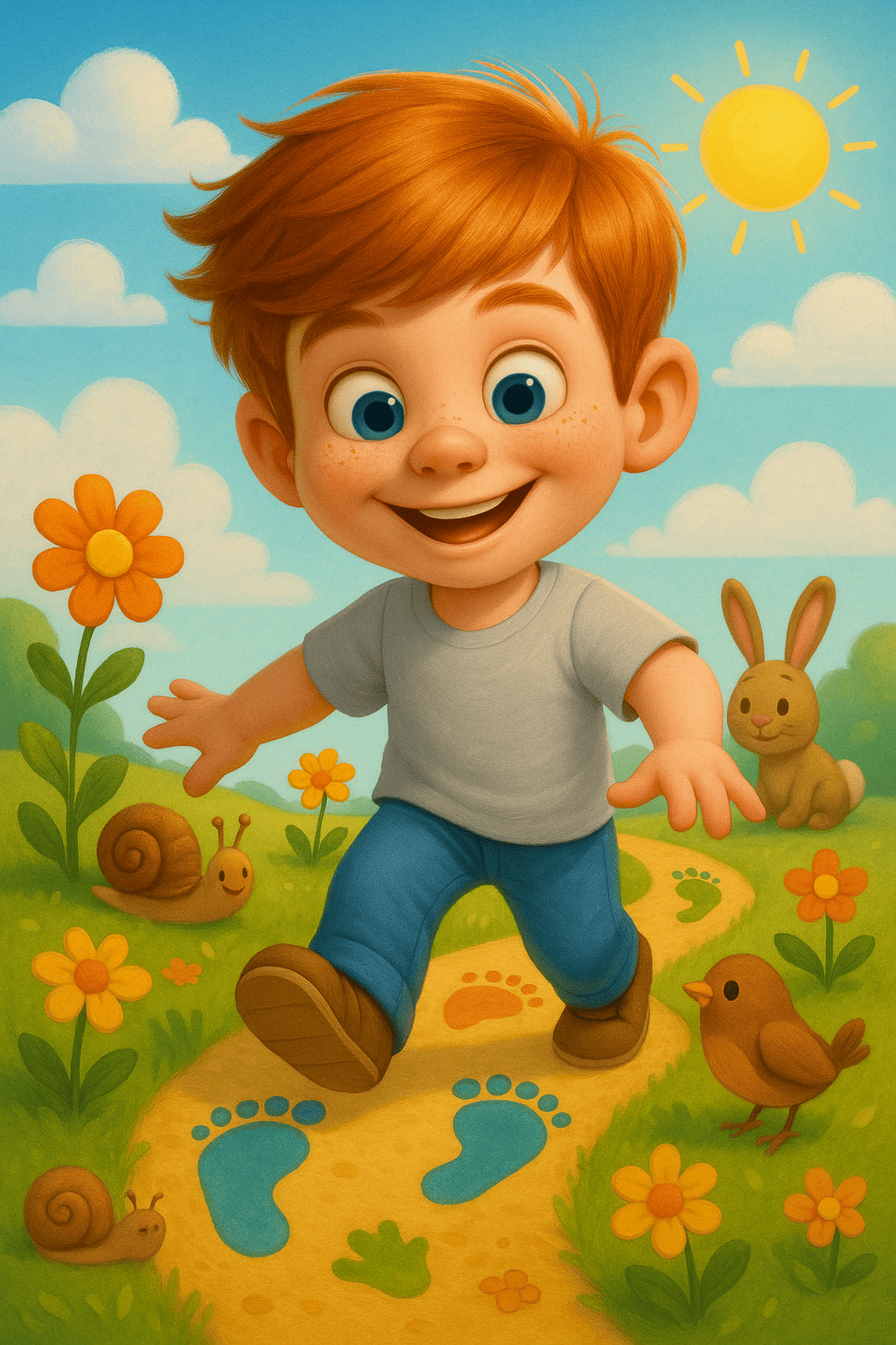 Step by step   first little feet