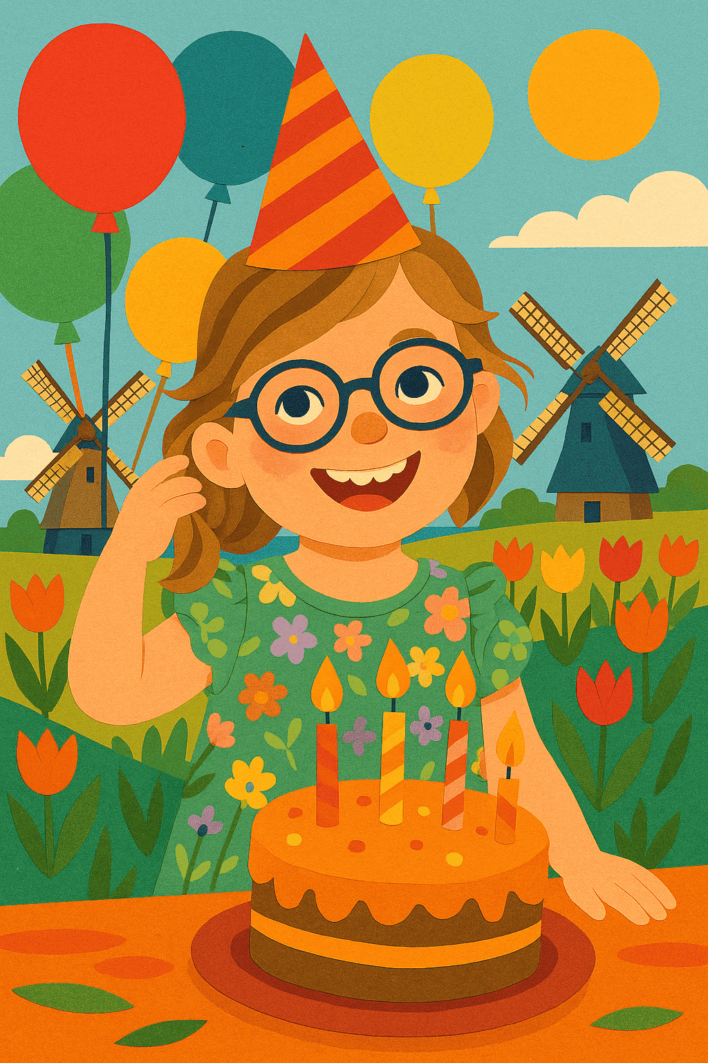 Birthday joy in the netherlands