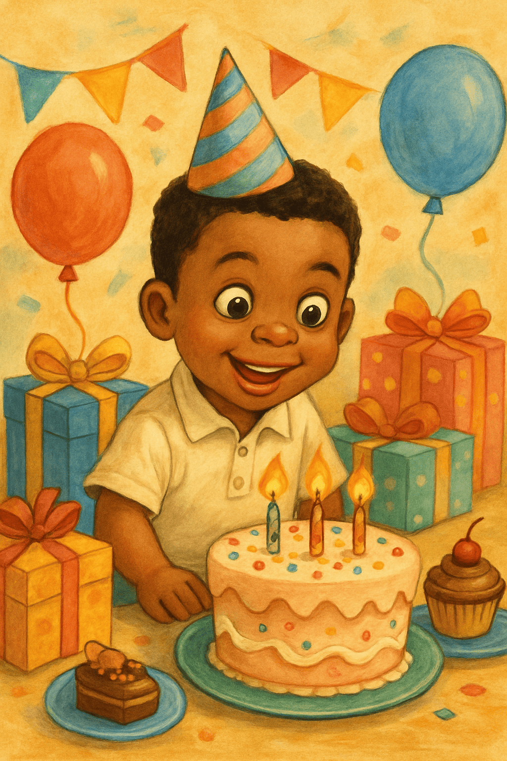 Birthday surprises and cake treats