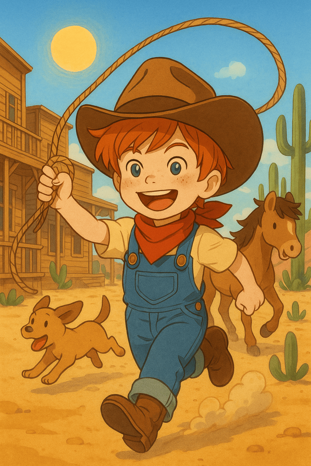 Roughhousing in the wild west