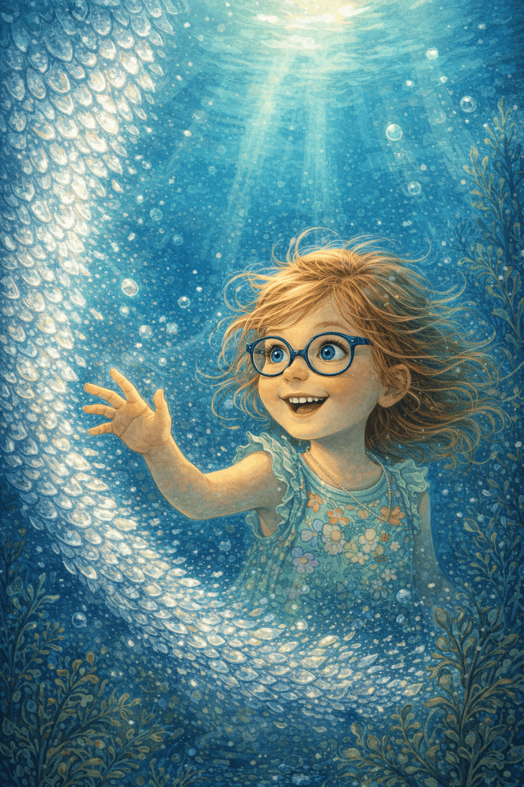 The silver scales of the depth