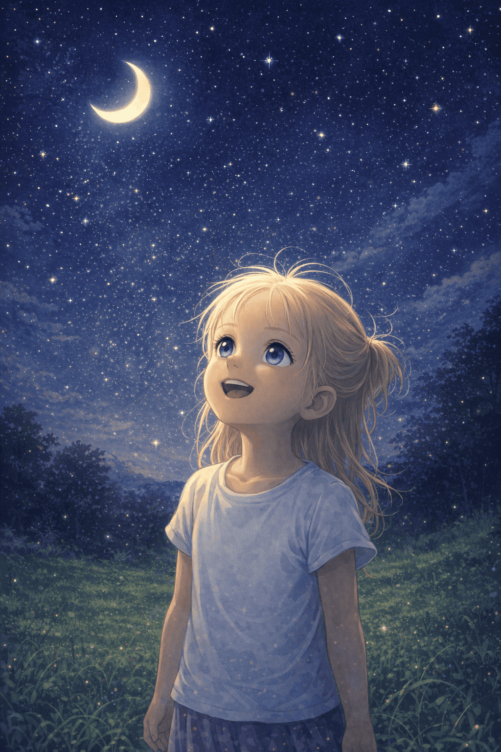 The night under the stars