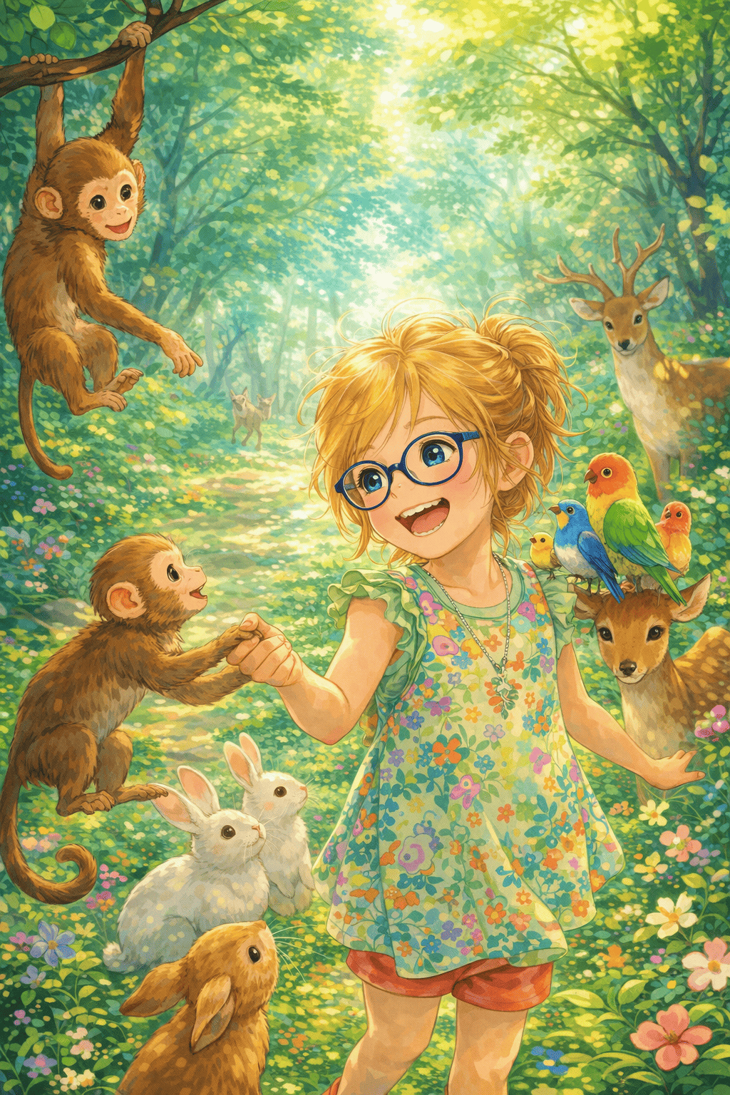 A day among the animals