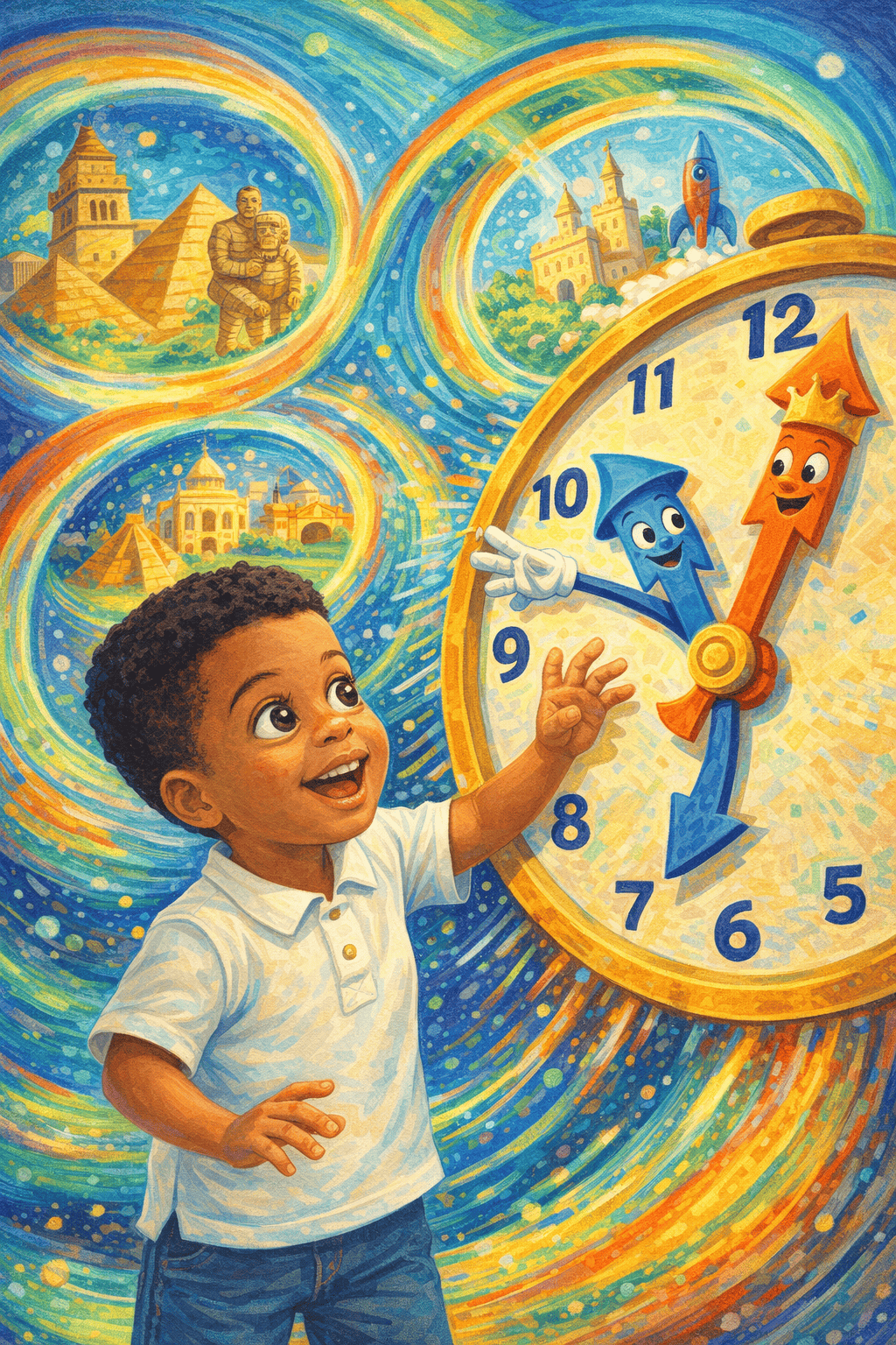 Time travel with the hands