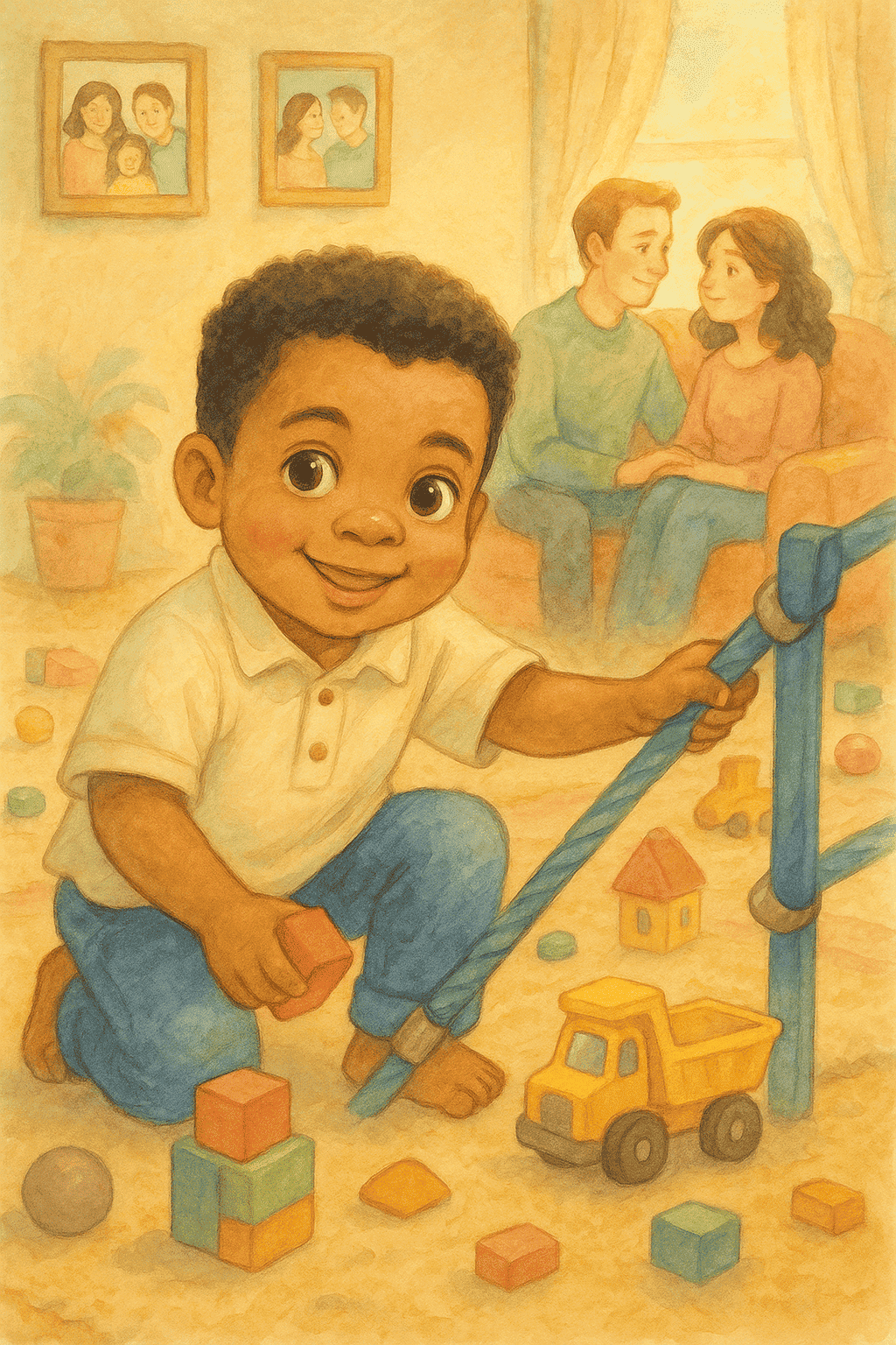 Illustration for New love, new family