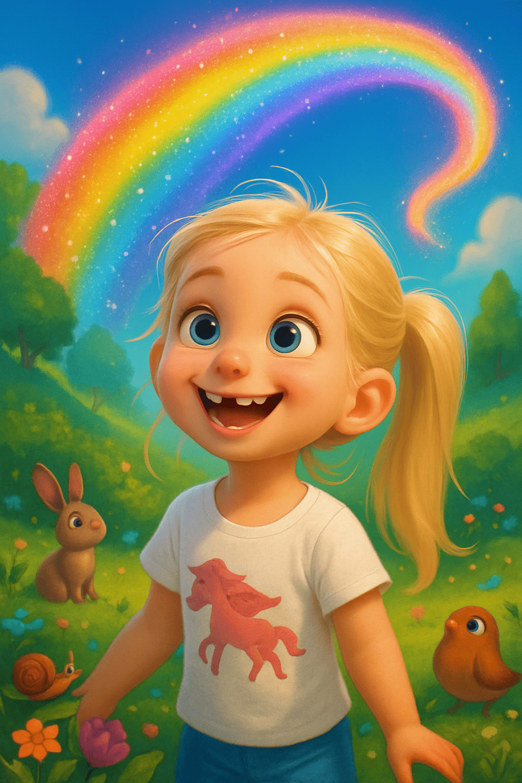 The enchantment of the rainbow tail