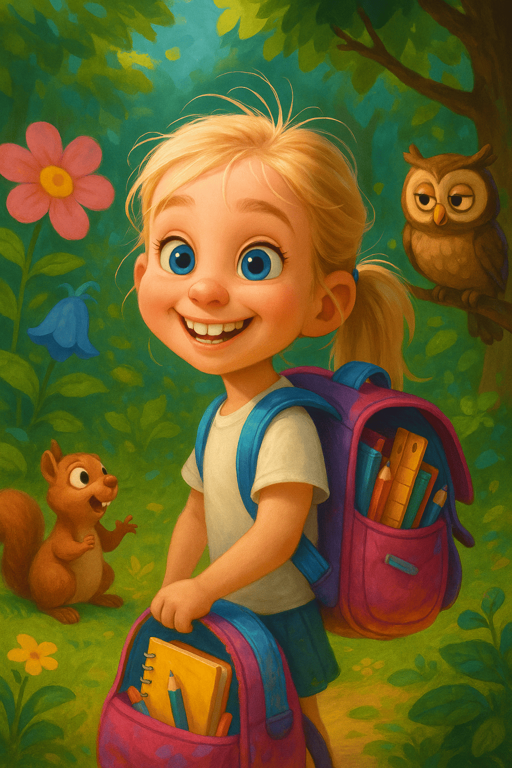 The adventures of the school bag