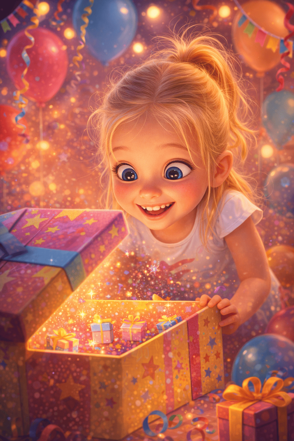 Birthday secrets in the cake box