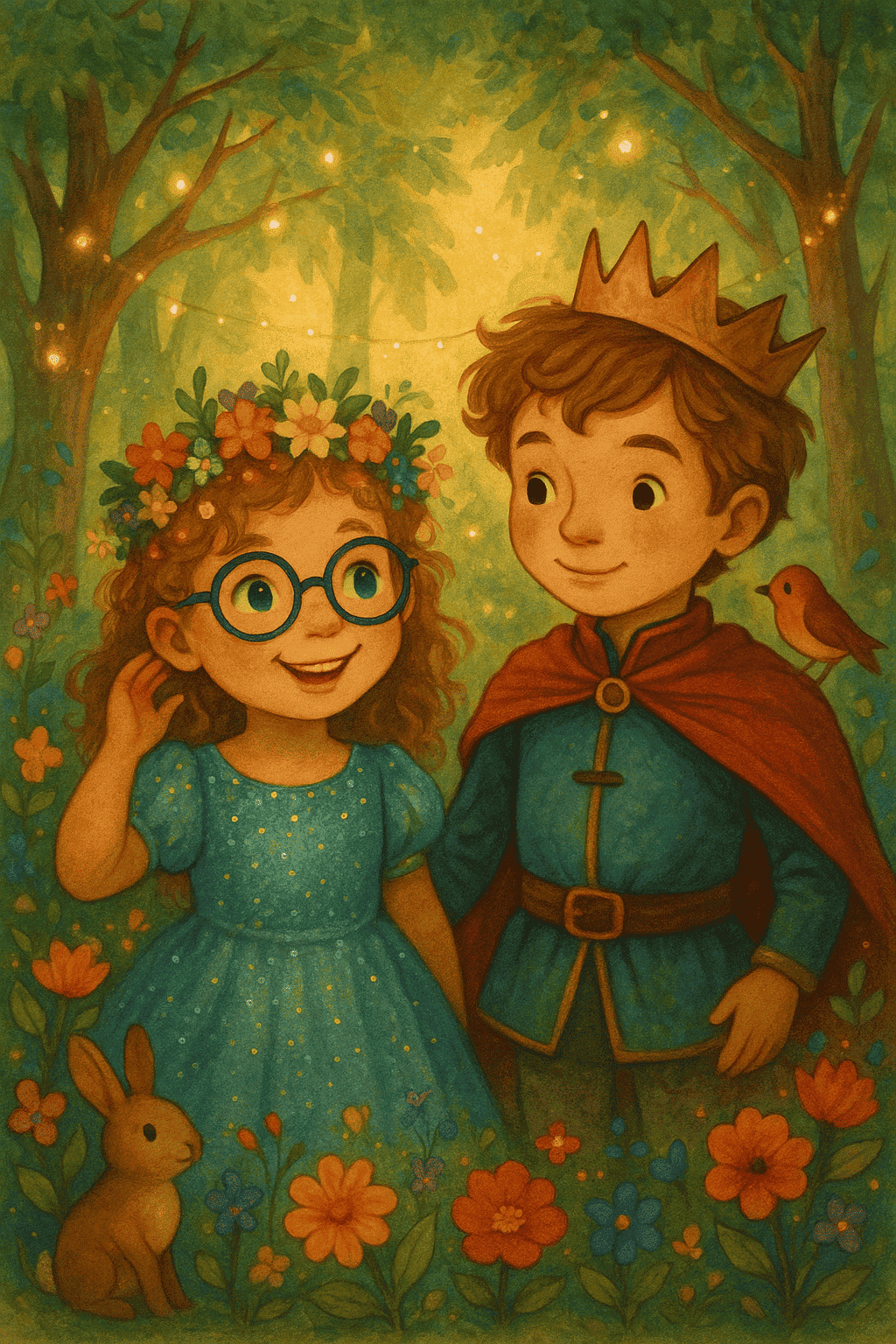 The enchanted prince and the princess