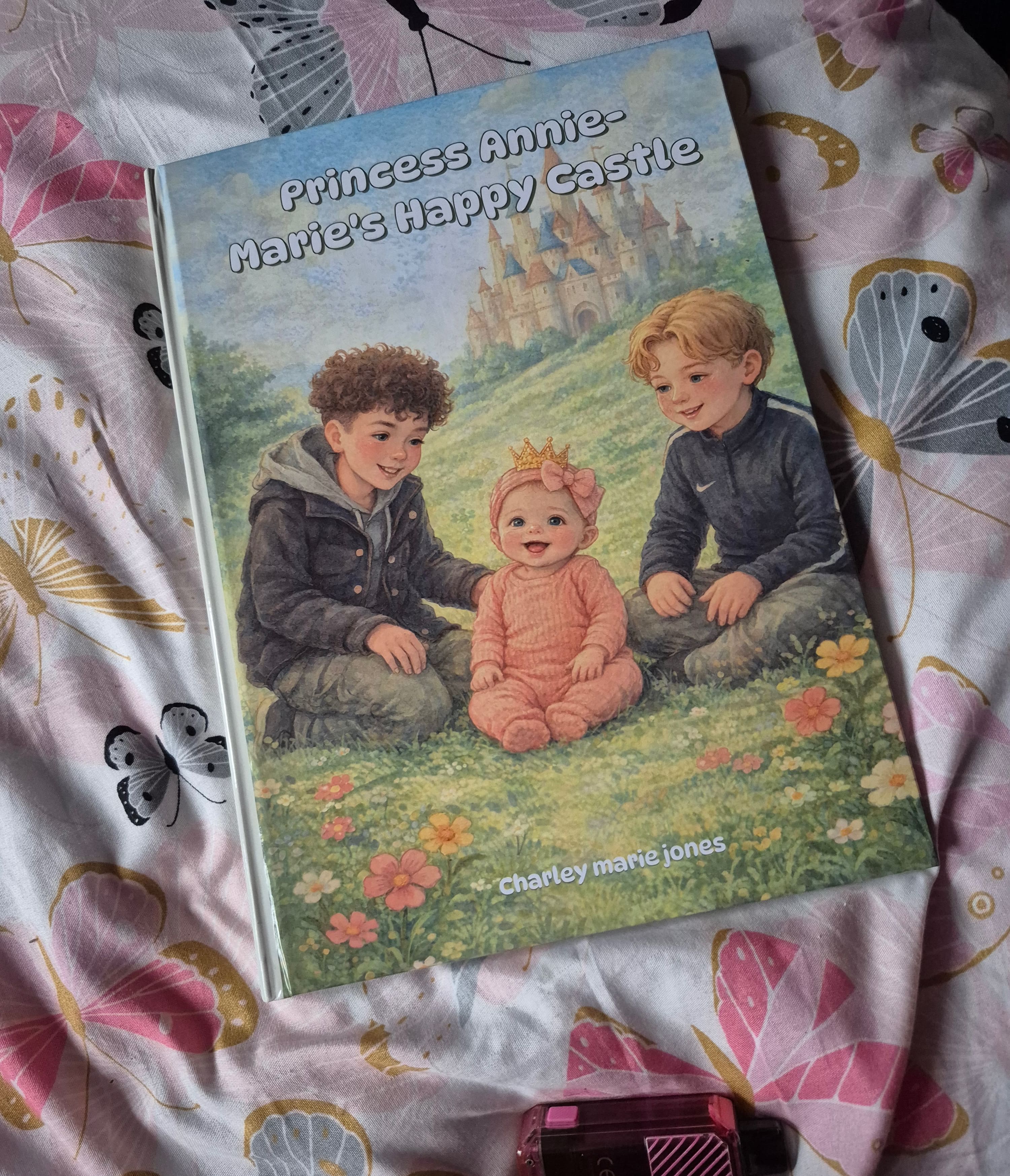 Photo of personalised children's book by Charley Jones